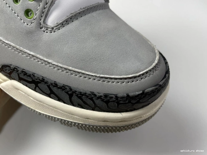 Cheap Chlorophyll Retro Jordan 3 Air 136064-006 0817